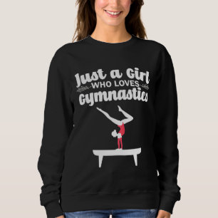 Sudadera Arte divertido de gimnasia para niñas gimnastas ac