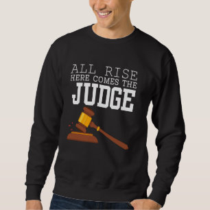 Sudadera Arte Divertido de Juez para Hombres Mujeres Ley Ju
