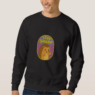 Sudadera Arte divertido de Stay Sharp Cute Hedgehog Arte
