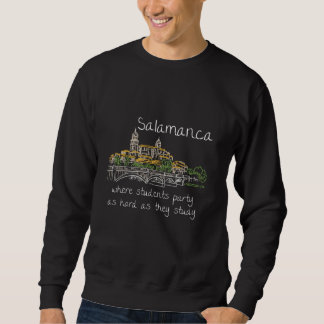 Sudadera Arte divertido souvenir de Salamanca España dibuja