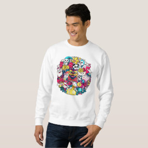 Sudadera Arte Doodle Japonés