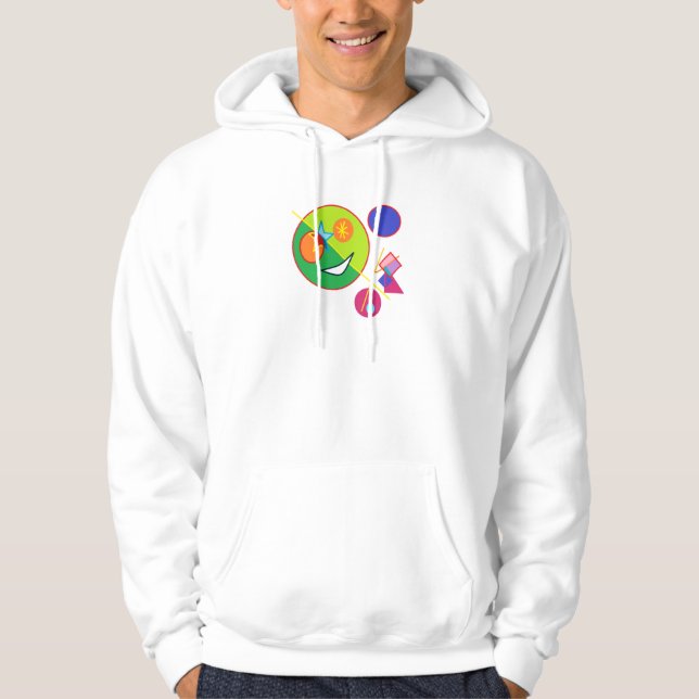 Sudadera Arte Feliz Abstracto (Anverso)