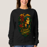Arte floral de la diosa lunar de sueños eternos