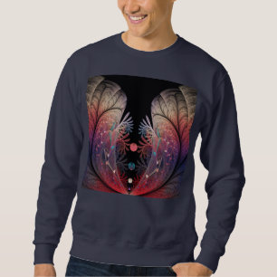 Sudadera Arte fractal de fantasía moderna abstracta Jonglag
