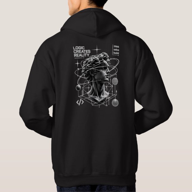 Sudadera Arte Futurista Expande Tu Mente (Reverso)