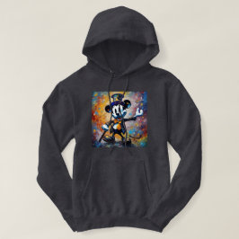 Sudadera Arte generativo Willie en barco de vapor