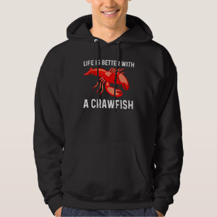 Sudadera Arte genial de cangrejos de río para hombres y muj