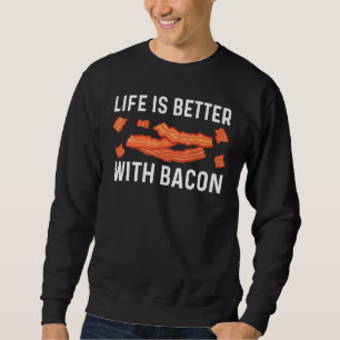 Sudadera Arte Genial de Tocino para Hombres Mujeres Cerdo T