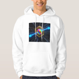 Sudadera arte geométrico de camiseta futurista estilo de ci