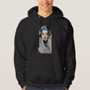 Sudadera Arte Geométrico Moderno De La Mujer - Decoración D