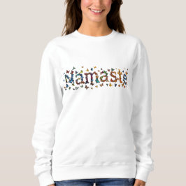Sudadera Arte Gráfico de Mariposa Colorida Namaste - Amante