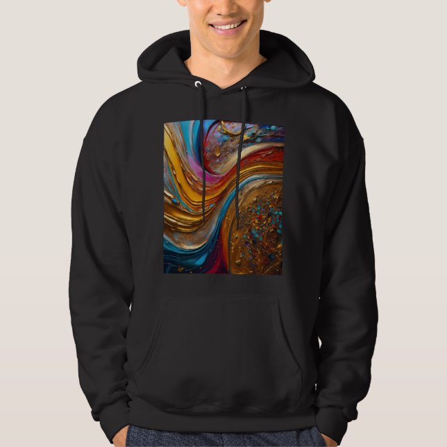 Sudadera arte hecho a mano (Anverso)