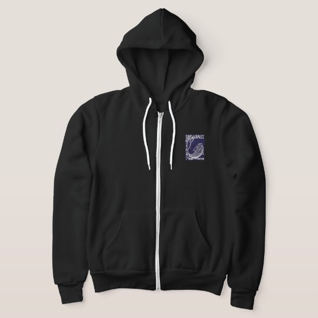 Sudadera Arte Imprimir Hoodie Azotada Salvar A Las Ballenas (Distribución)