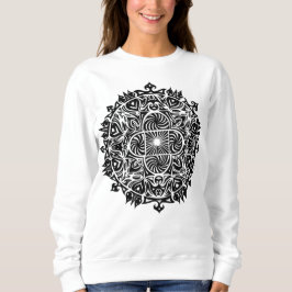Sudadera Arte Intrincado de Mandalas Hipnóticos