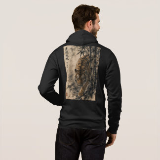 Sudadera Arte japonés del tigre - estilo grabado en madera
