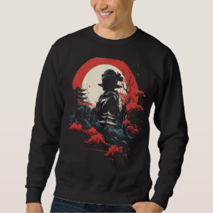 Sudadera Arte japonés Geisha Nihonga Pintura tradicional