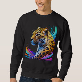Sudadera Arte leopardo