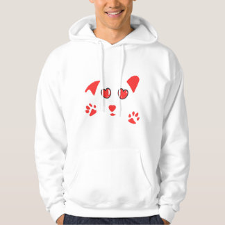 Sudadera Arte minimalista de línea sobre el amor por los pe