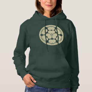 Sudadera Arte Mon Chosokabe Japón Verde Amarillo Vintage