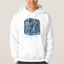 Sudadera Arte musical de bloque de hielo de micrófono vinta