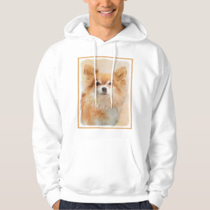 Sudadera Arte original de la pintura de perro de Chihuahua,