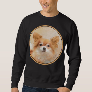 Sudadera Arte original de la pintura de perro de Chihuahua,