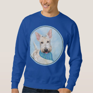 Sudadera Arte original de pintura de perros de cerdo de Whe