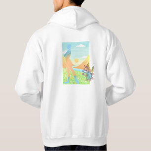 Sudadera Arte Pastel de Montaña Paisaje Alma Serena