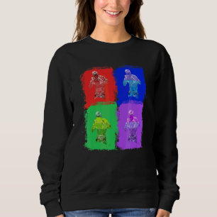 Sudadera Arte Pop Boxeador Caja de Boxeo