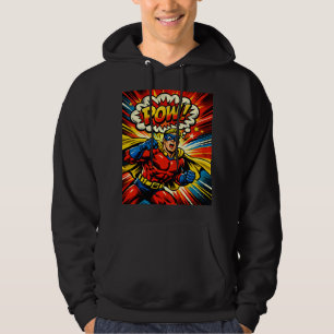 Sudadera Arte Pop Comic Retro Superhéroe POW!