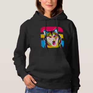Sudadera Arte pop de perros Husky Siberiano