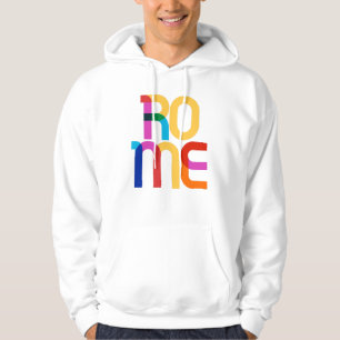 Sudadera Arte Pop Letras Roma Italia