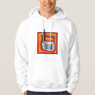 Sudadera Arte Pop Retro de los 80 Radio Vibrante Vintage
