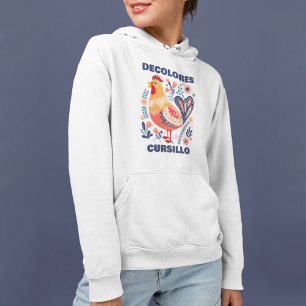 Sudadera Arte Popular Cursillo Gallo DeColores Cristiano