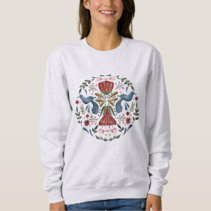 Sudadera Arte Popular Escandinavo de Vacaciones