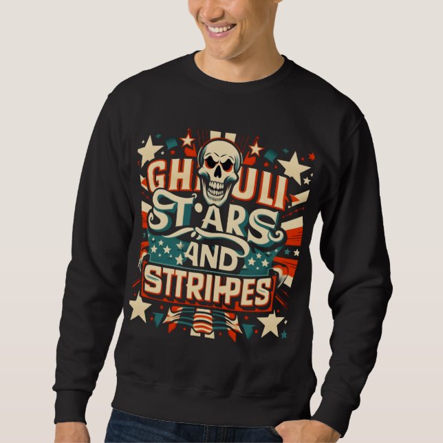 Sudadera Arte Poster de Halloween en Estados Unidos (Anverso)