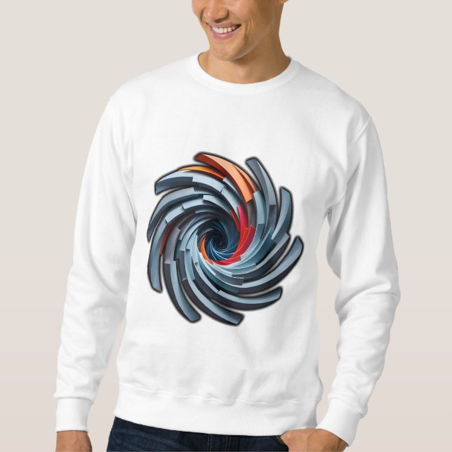 Sudadera Arte Resumen audaz y moderno (Anverso)