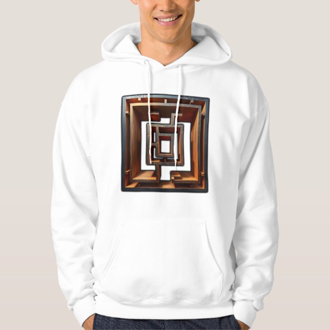 Sudadera Arte Resumen audaz y moderno (Anverso)