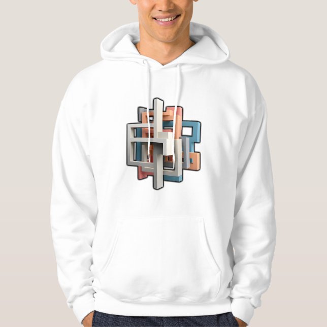 Sudadera Arte Resumen audaz y moderno (Anverso)