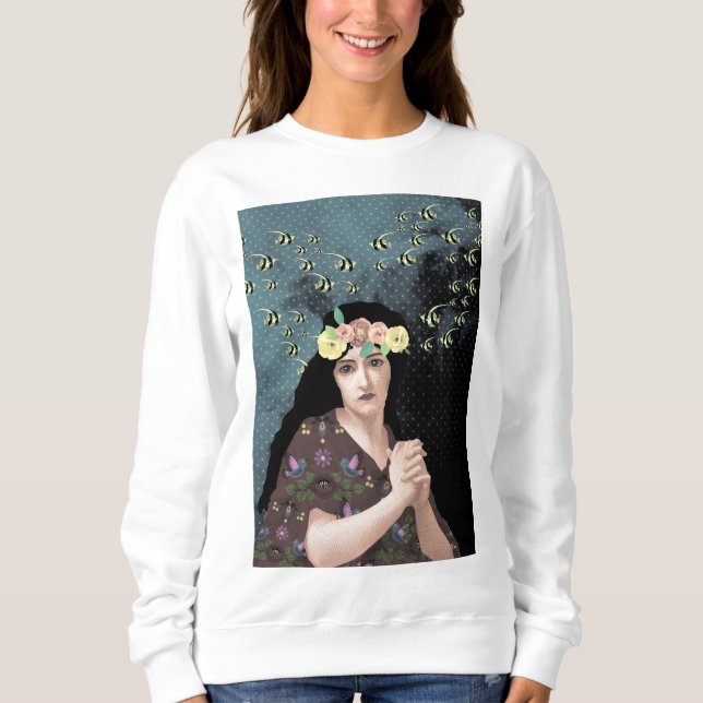 Sudadera arte retrato (Anverso)