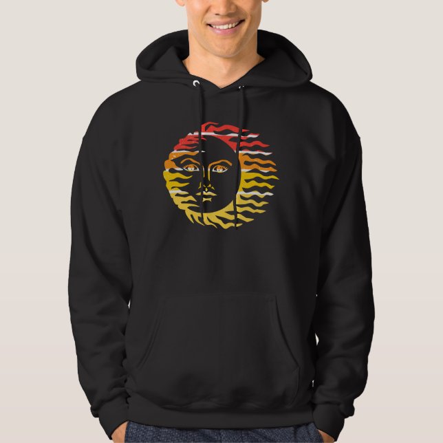 Sudadera Arte retro de Sun Face (Anverso)