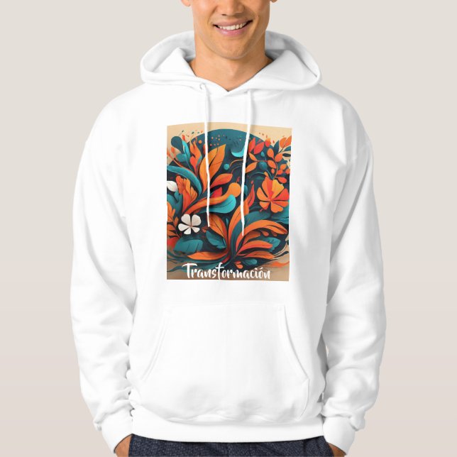 Sudadera Arte Simbólico Transformación Natural (Anverso)