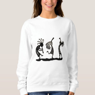 Sudadera Arte Tribal Africano Vibrante Bailarines y Músicos
