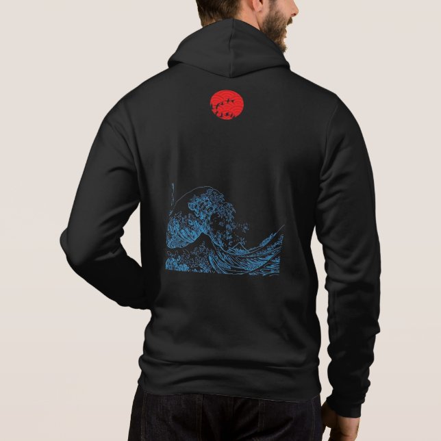 Sudadera Arte ukiyo japonés (Reverso)