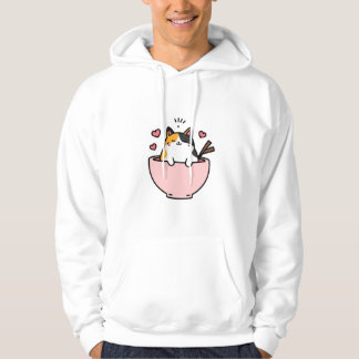 Sudadera Arte vectorial de anime calico lindo