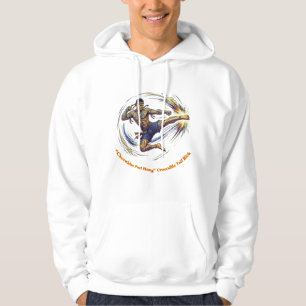 Sudadera Arte vectorial de la patada de cola de cocodrilo C