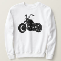 Arte vectorial de motocicleta clásica cruiser negr