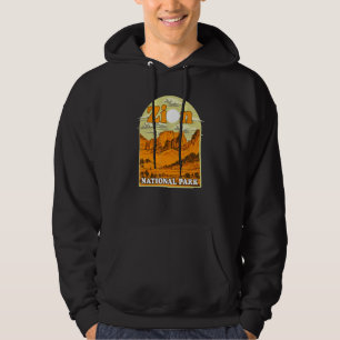 Sudadera Arte vintage del Parque Nacional Zion Recuerdo art