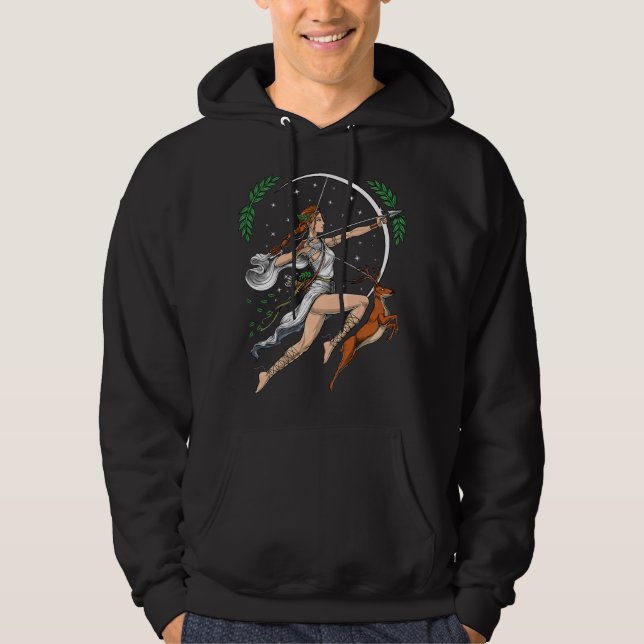 Sudadera Artemis Greek Goddess Of Hunting Ancient Greece My (Anverso)