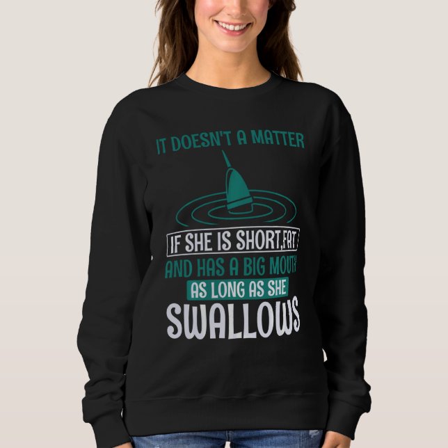 Sudadera Artes Pesqueras Saltos De Pesca Dulces (Anverso)